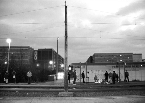 Die Endhaltestelle der Linie 4 in Neu-Olvenstedt: Hier starb Frank Böttcher am 7. Februar 1997. (Foto: Ch. Ditsch/version)